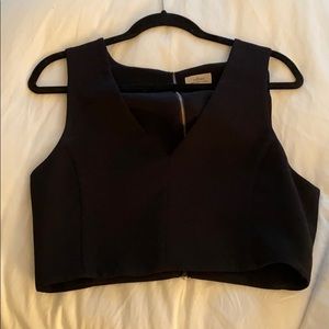 Aritzia Cropped V Neck Tank